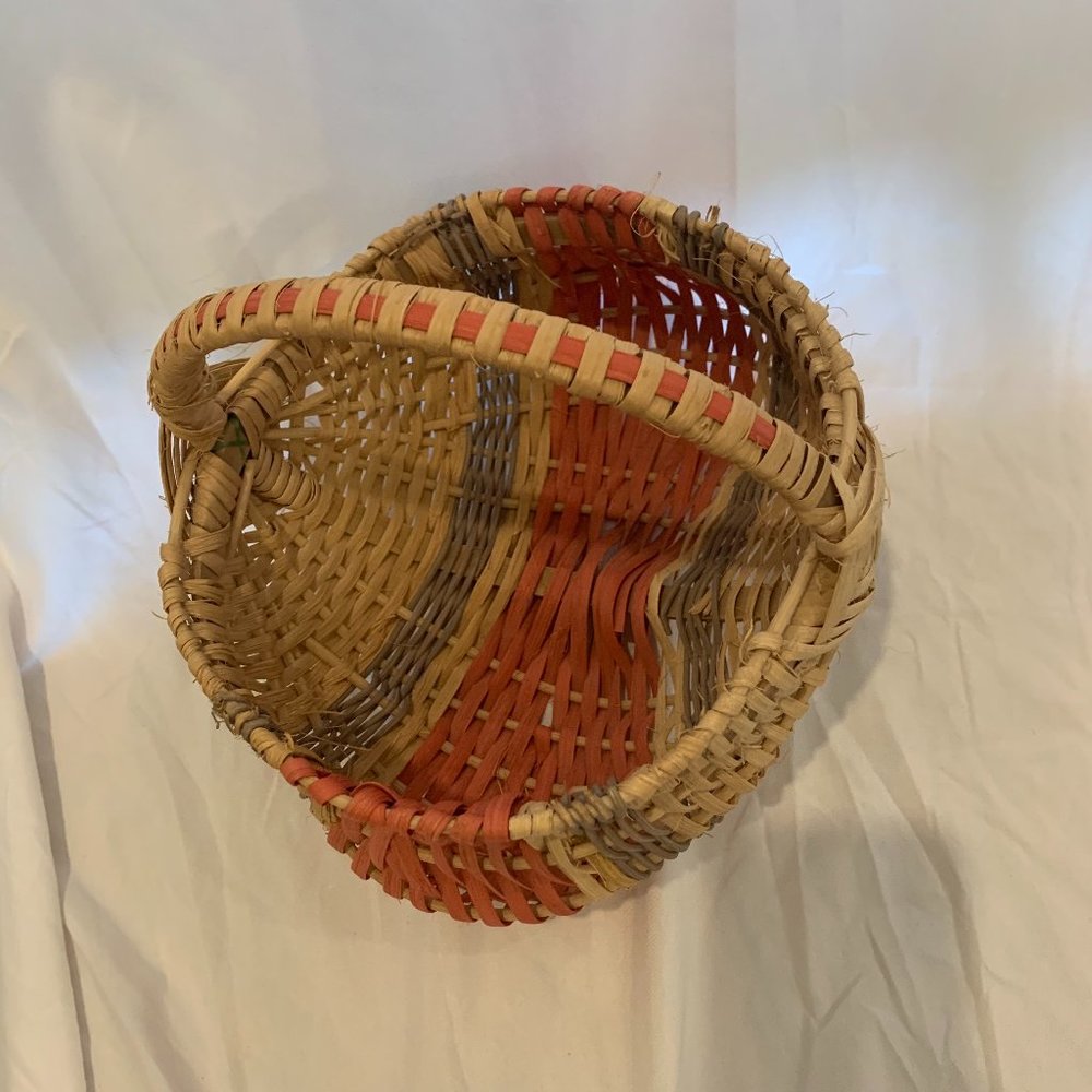 Vintage Butt Basket Small Coral